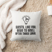 客は魚が好き クッション (ブランケット)