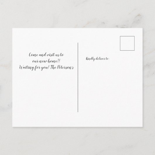 客室はパイナップル軽い金ゴールドの赤面移動を動かしました 案内ポストカード (裏面)