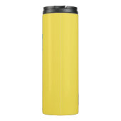 客室乗務員付き添い人付き飛行タイポグラフィ タンブラー (裏面)