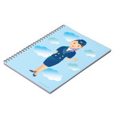 客室乗務員 ノートブック (左側)