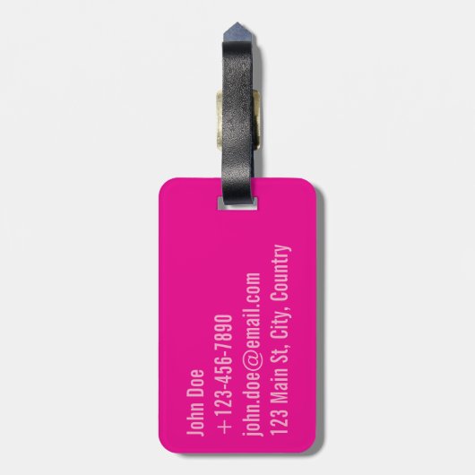 客室乗務員 ラゲッジタグ (裏面縦)