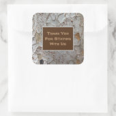 客室宿泊のお礼 スクエアシール (バッグ)