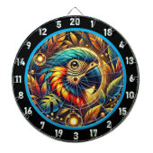 客室用エキゾチックなパロットダートボ鮮やかード ダーツボード (正面)