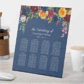 客席グラフ明るい色のフローラ 台座サイン (インサイチュ)