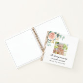 客書追悼式バラ金ゴールドフローラ ノートブック (内部)