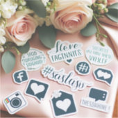 客結婚客を励ますためのハッシュタグシール シール (正面)