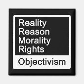 客観主義とは?磁石 マグネット (正面)