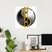 客観主義イン/ヤンのポスター ポスター (ホームオフィス)