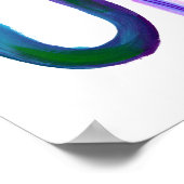 客観的な言葉アート合理的な公正な法的な公平 ポスター (角)