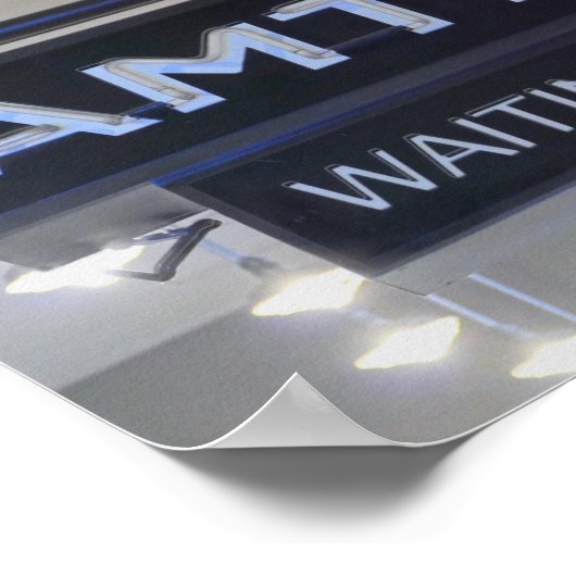 客車待合室 ポスター (角)