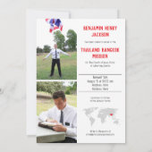 宣教の発表をモダン求められる 招待状 (裏面)