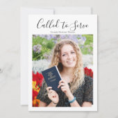 宣教の発表 招待状 (正面)