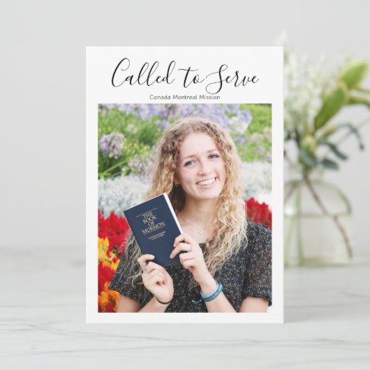 宣教師のお知らせ 招待状 (スタンド正面)