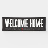 宣教師のためのウェルカムホームバナー 横断幕 (横)