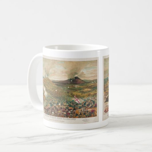 宣教師のリッジアメリカ南北戦争の戦い コーヒーマグカップ (正面左)