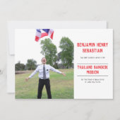 宣教師の宣教を行うよう呼び出される 招待状 (正面)