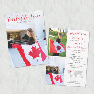 宣教師の発表を求められる 招待状