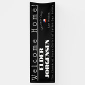 宣教師ウェルカムホームカスタムバナーホームカミング 横断幕 (縦)