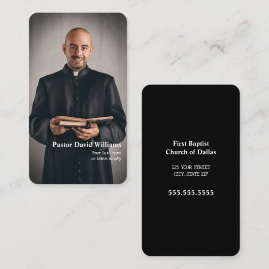 宣教師 名刺 (正面/裏面)