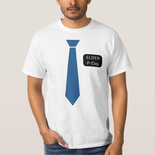 宣教師P-Day™ LDSメンズTシャツ Tシャツ (正面)