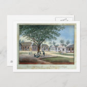 宣教建物、聖ヨハネス、アンティグア(w/cおよび ポストカード (正面/裏面)