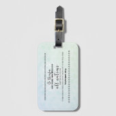 宣教用の荷物タグ ラゲッジタグ (正面縦)