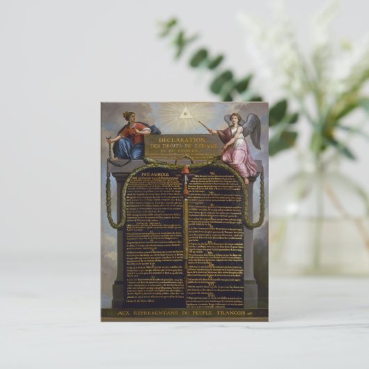 宣言人の権利及び国民 ポストカード (スタンド正面)