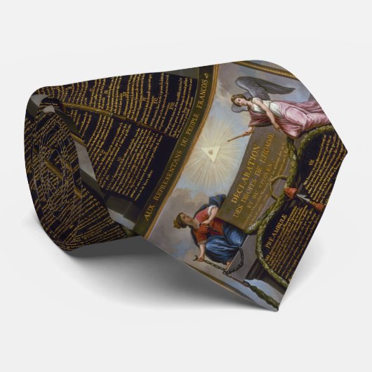 宣言 – 人権と国民電気 ネクタイ (ロール)