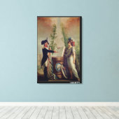 宣誓を行う国務官 キャンバスプリント (インサイチュ (ウッドフロア))