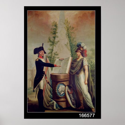 宣誓を行う国務官 ポスター (正面)