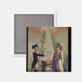 宣誓を行う国務官 マグネット (正面/裏面)