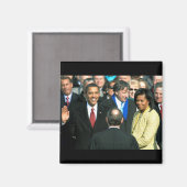 宣誓マグネットを取るオバマ マグネット (正面/裏面)