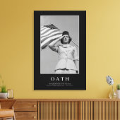 宣誓：感動的引用文 キャンバスプリント (インサイチュ (リビング))