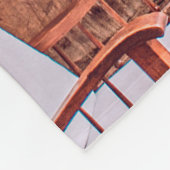 室内のエリア近傍に植物を有するプランター フリースブランケット (角)