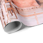 室内のエリア近傍に植物を有するプランター ラッピングペーパー (ロールコーナー)