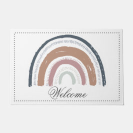 室内のマット – Rainbow Welcome Mat ドアマット