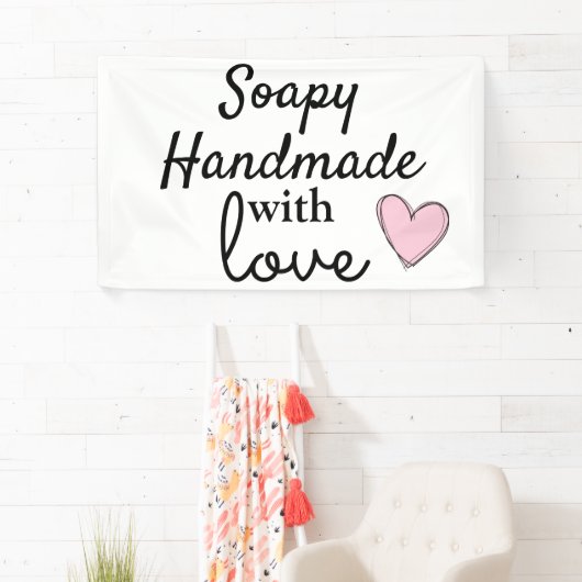 室内または屋外のバナー – 愛で作る 横断幕 (インサイチュ)