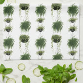 室内オアシス |のぶら下がったバスケット キッチンタオル (折り畳み)