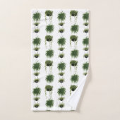 室内オアシス |のぶら下がったバスケット バスタオルセット (ハンドタオル)