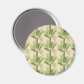 室内オアシス |ヤシの木のパターン マグネット (正面/裏面)