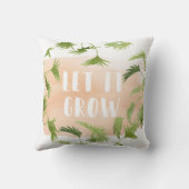 室内オアシス |成長させる クッション (裏面)