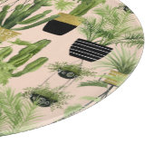 室内オアシス |植物のラインアップパターン カッティングボード (角)