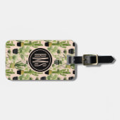 室内オアシス |植物のラインアップパターン ラゲッジタグ (正面横)