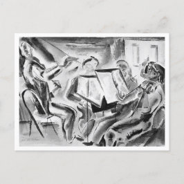 室内楽グループヴィンテージ水彩 ポストカード