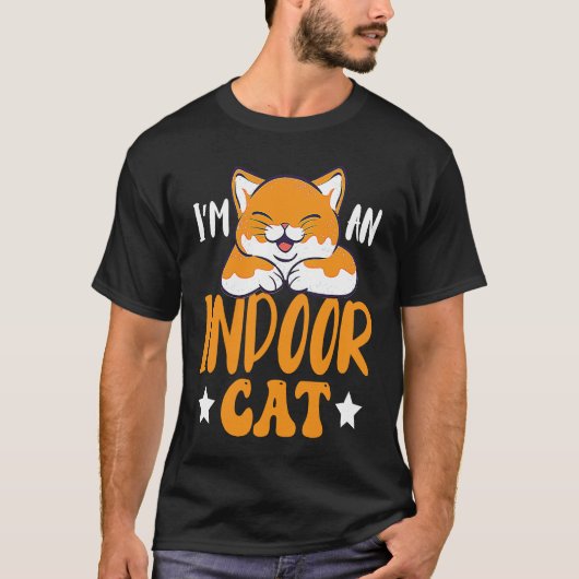 室内猫用子猫猫 Tシャツ (正面)