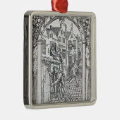 室内用便器を空けること メタルオーナメント (右)