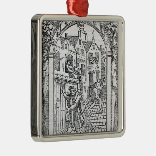 室内用便器を空けること メタルオーナメント (右)