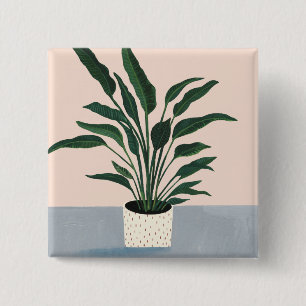 室内用植物 缶バッジ