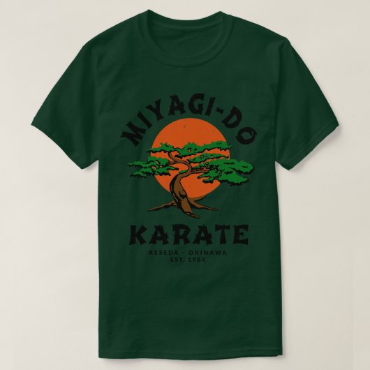 宮城道空手レセダ沖縄Est 1984 Tシャツ (デザイン正面)