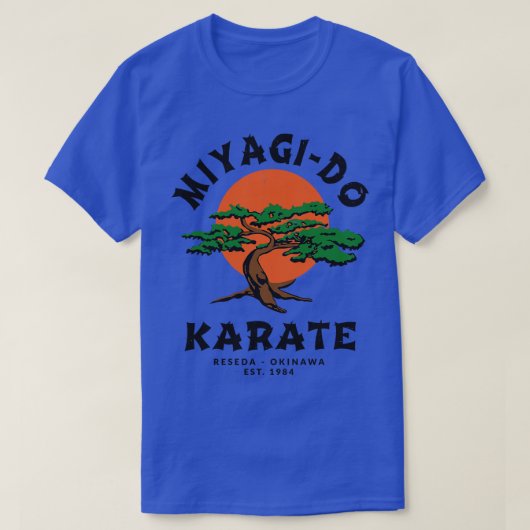 宮城道空手レセダ沖縄Est 1984 Tシャツ (デザイン正面)